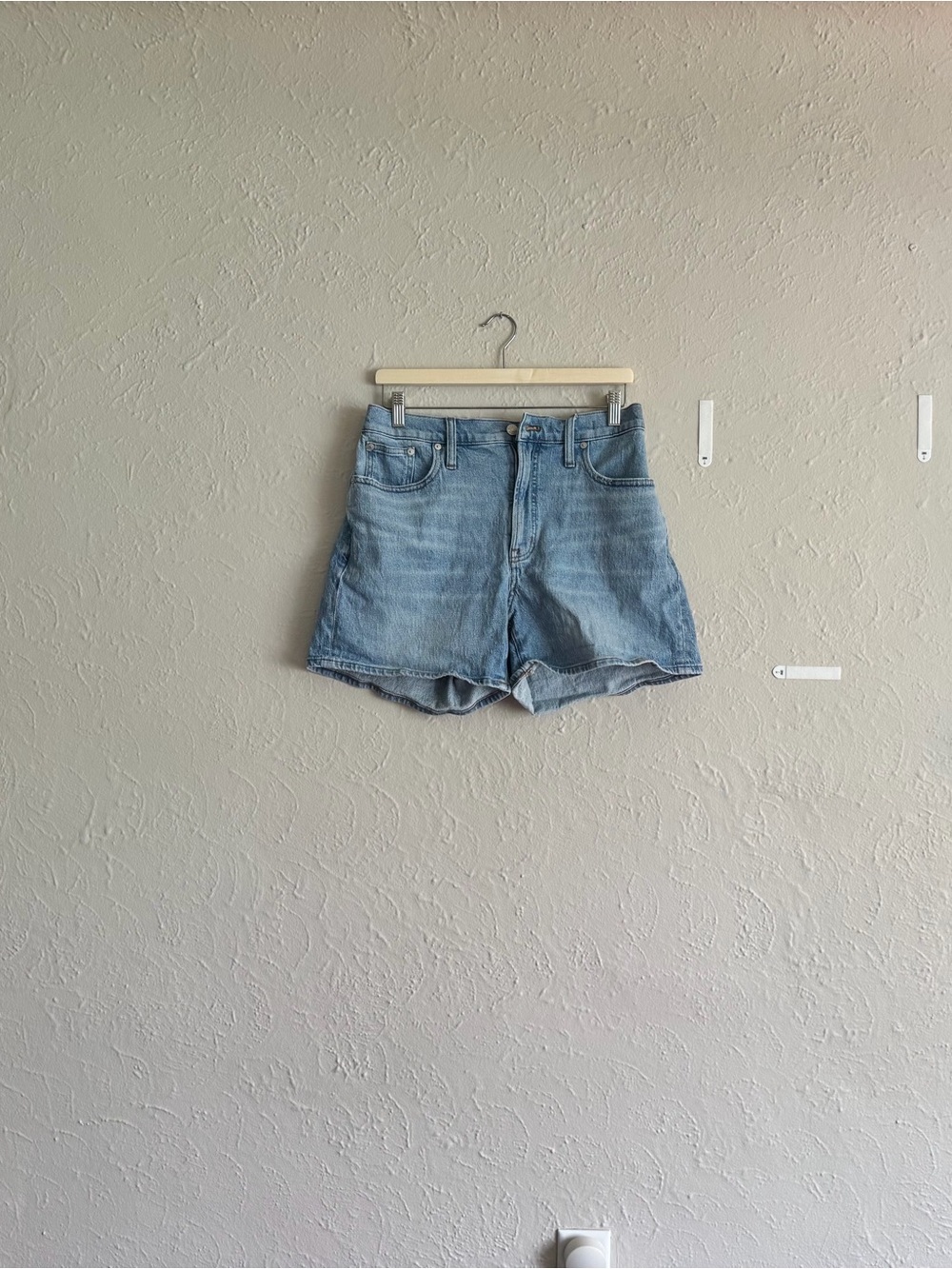 Madewell Light Blue Denim Cutoff Shorts